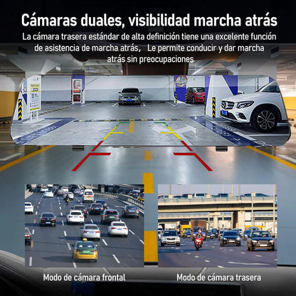 Cámara de visión trasera panorámica HD dual